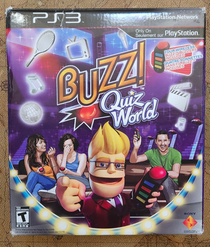 Ps3 buzz pacchetto quiz world - pacchetto,