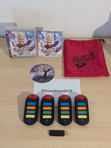 Buzz ps3 wireless buzzers - buzz!,