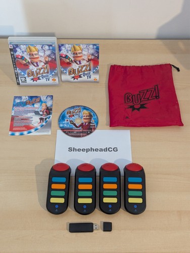 Buzz quiz ps3 con 4x - quiz, tv