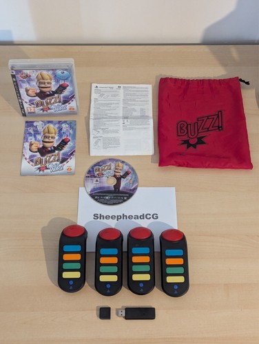 Buzz ps3 wireless buzzers - ps3,
